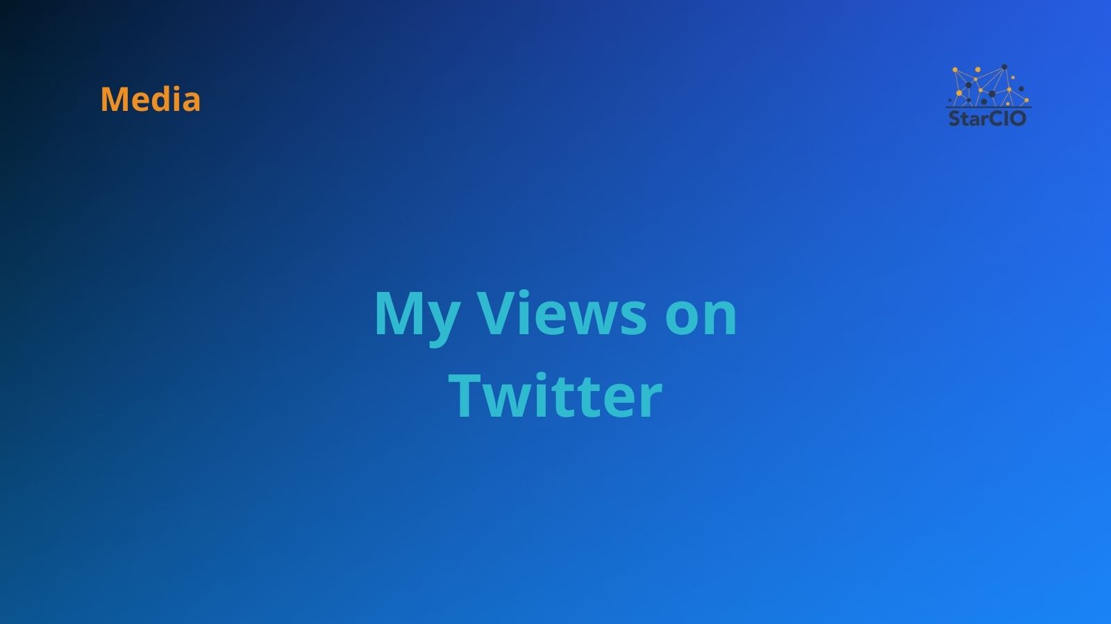 My Views on Twitter