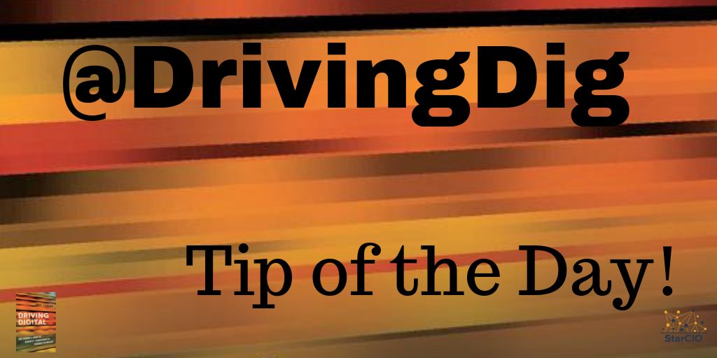 Driving Digital Tip of the Day by @DrivingDig Episode 1